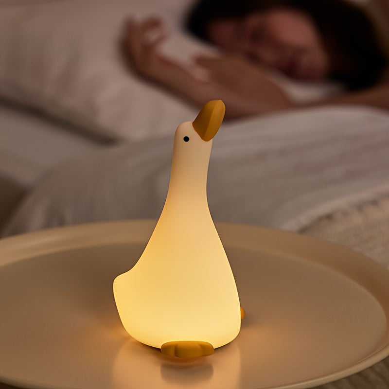 DreamDuck - Siliconen Nachtlampje met USB Oplaadbare Touch Sensor en 3 Helderniveaus