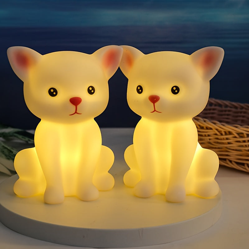 KittyGlow - Schattige Kitten Tafellamp met LED-licht en Batterijvoeding