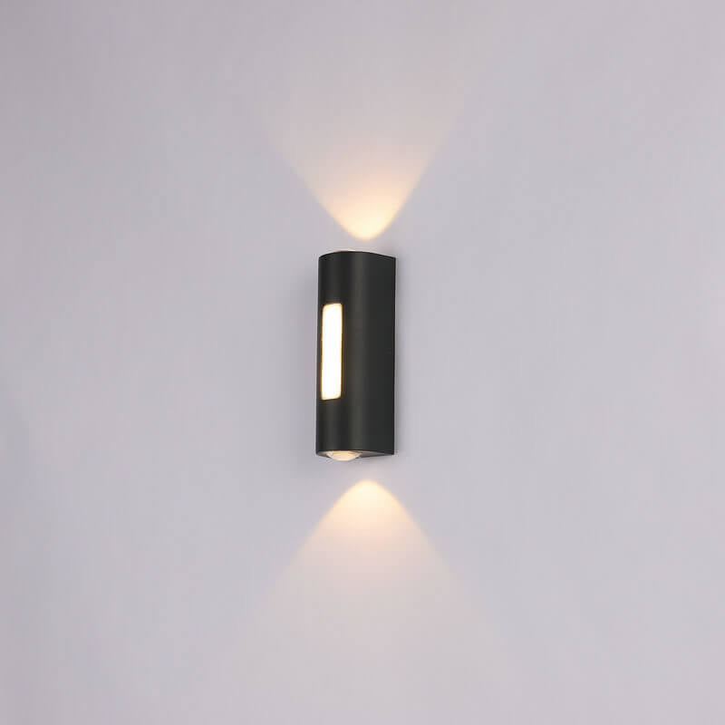 Moderne minimalistische cilindrische LED-buitenwandlamp