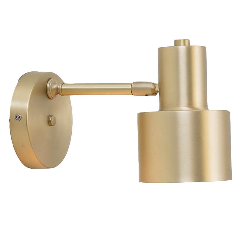 Moderne minimalistische gouden metalen wandlamp