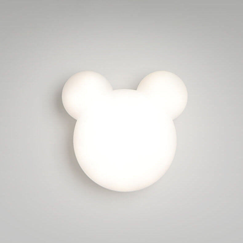 Cartoon minimalistische berenvormige LED-wandlamp