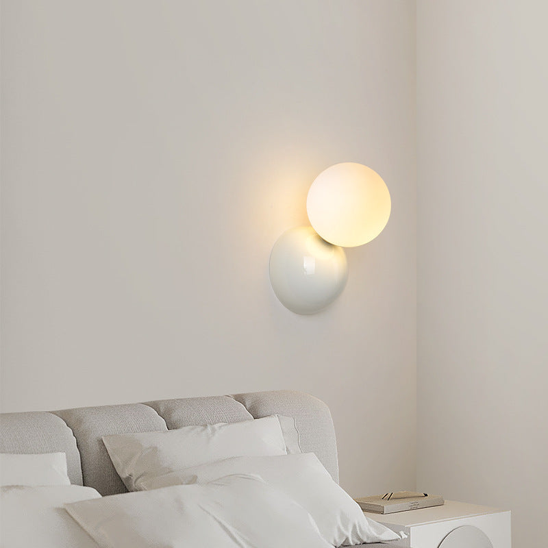 Nova Moderne LED Binnenwandlamp Zwart/Wit Metaal Woonkamer