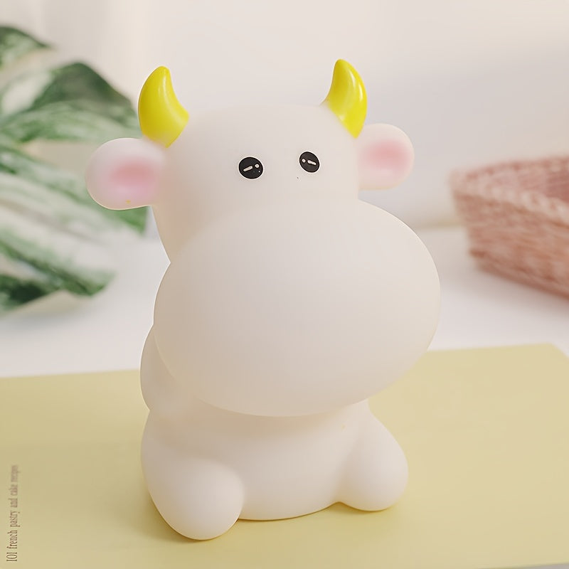 CowGlow - Schattig Koe Nachtlampje met Batterijvoeding voor Kinderkamer Decoratie