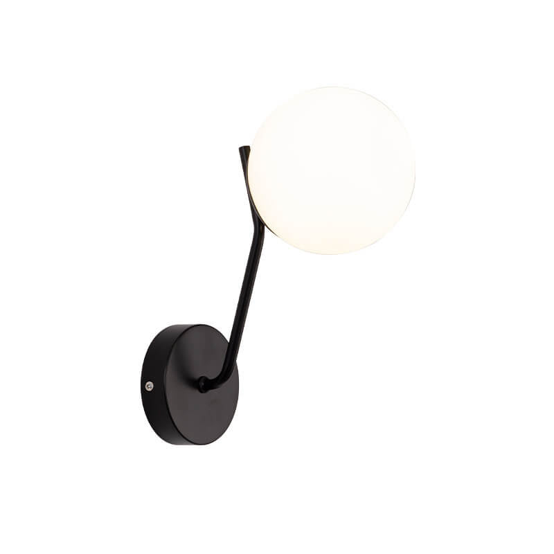 Moderne Bolvormige Glazen Wandlamp