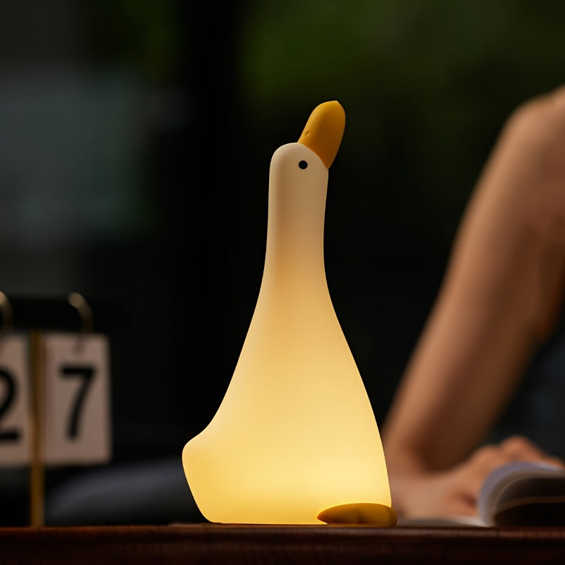 DreamDuck - Siliconen Nachtlampje met USB Oplaadbare Touch Sensor en 3 Helderniveaus