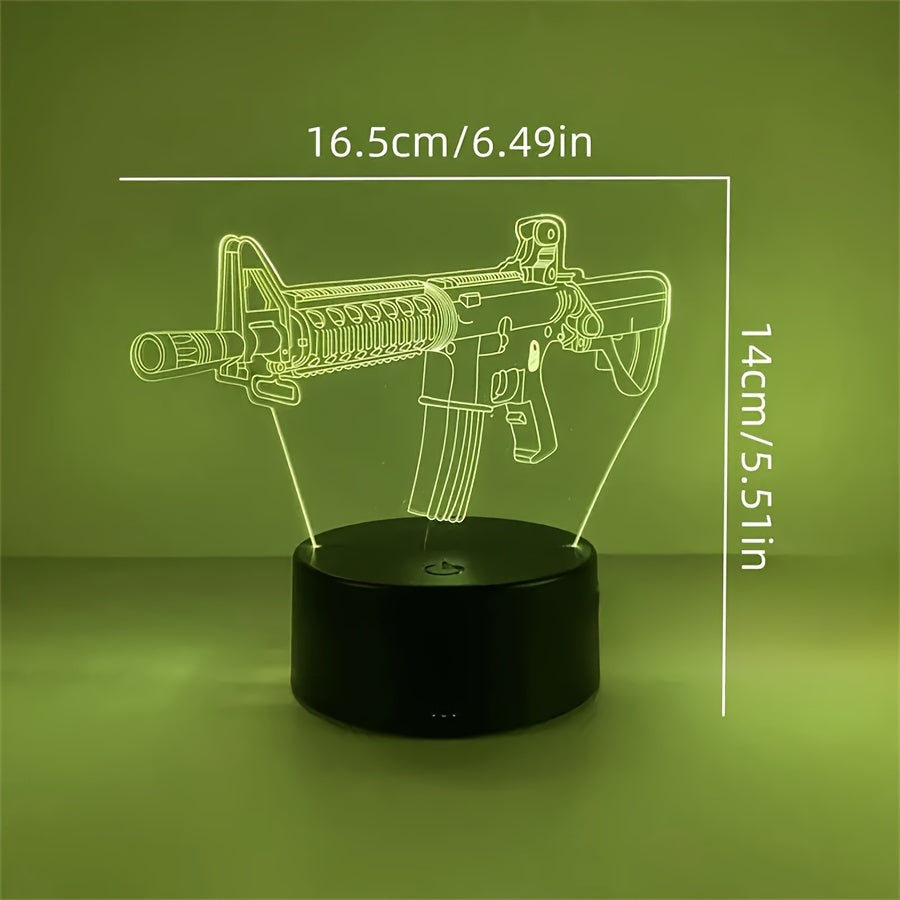 GeoLicht - 3D Geometrische LED Bureaulamp met Touch Control