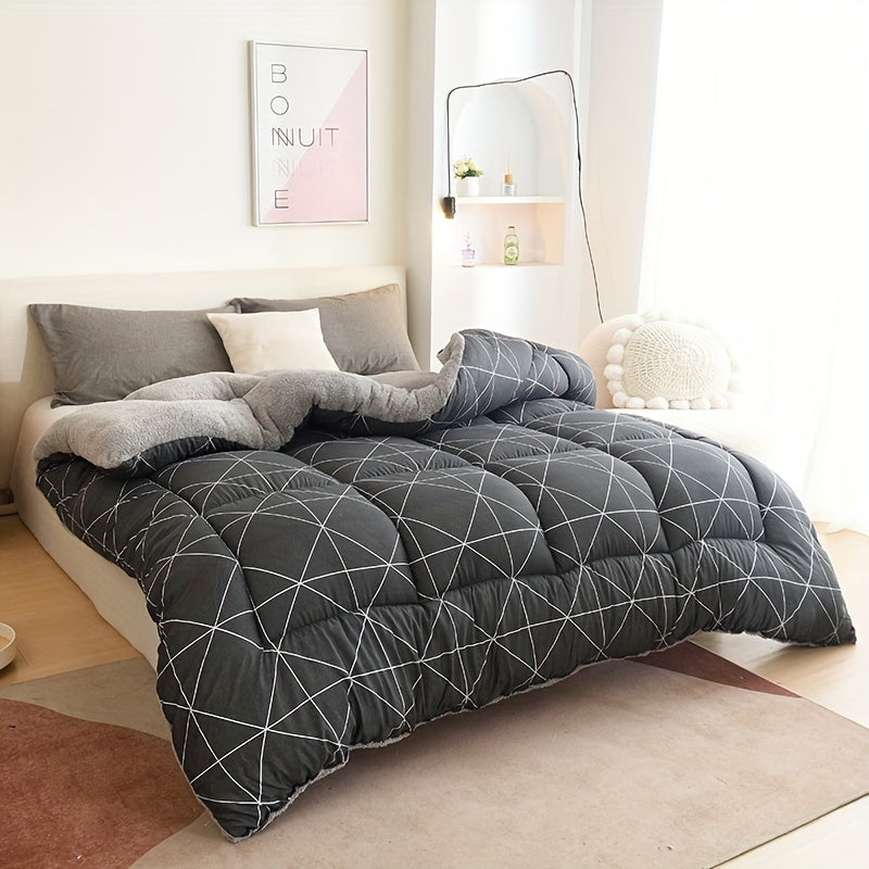 1 stk Print Dekbed Inzet - All Season Gequilte Ultra Zachte Ademende Polyester Comforter, Wasmachinebestendig, Warme Dekbed voor Herfst en Winter