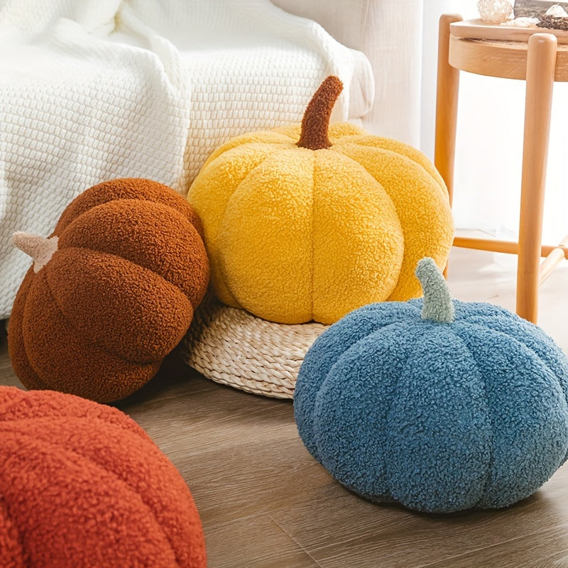 Cozy Pumpkin Kussen - Zachte, Kleurrijke Decoratie voor Halloween en Feestjes