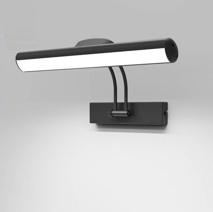 Minimalistische verstelbare LED-wandlamp in balkvorm voor badkamer