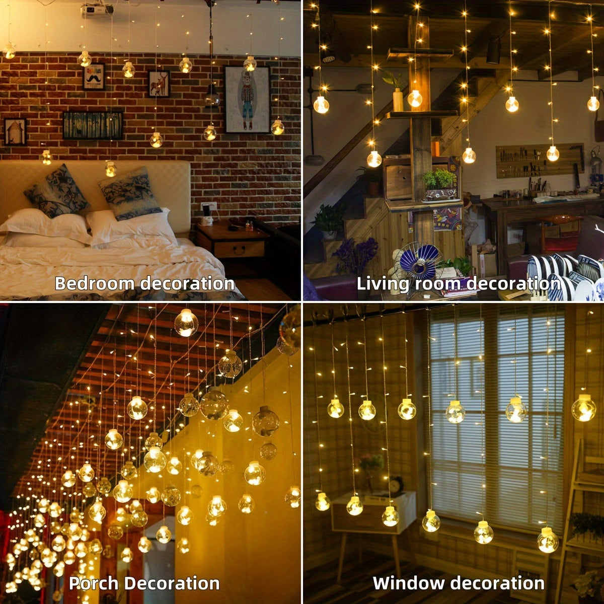 LumiSphere - 3.0m Wensbal Decoratieve LED Verlichting, Perfect voor Kerst & Feestdagen