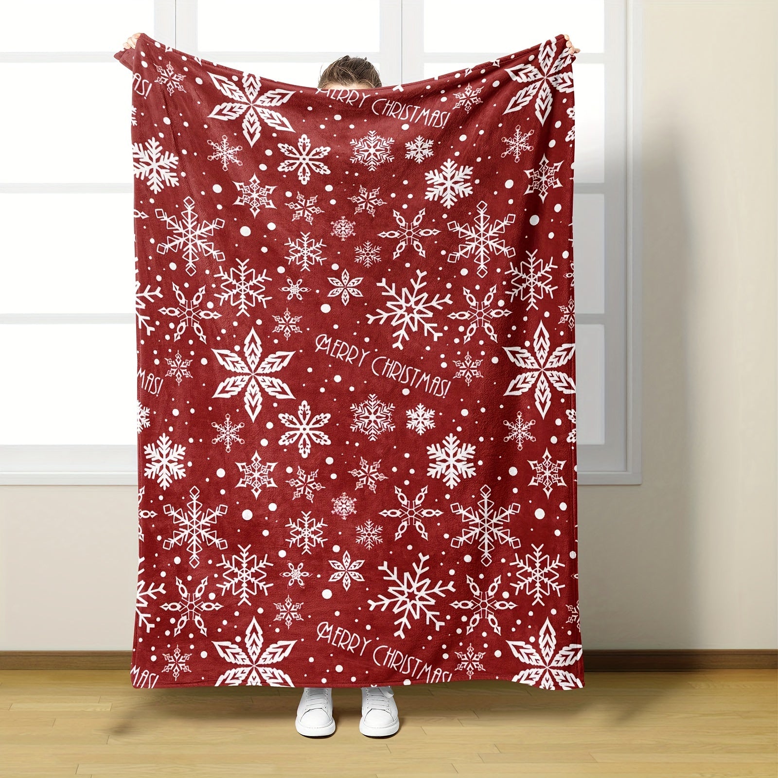 Kerst Digitale Print Fleece Deken - Multifunctioneel, Machinewasbaar, 70cm x 130cm