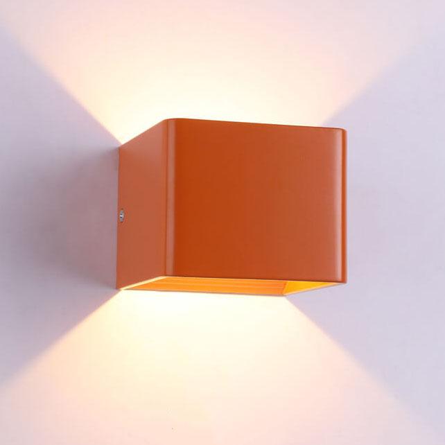 LED-Mini-Vierkante Wandlamp van Aluminium