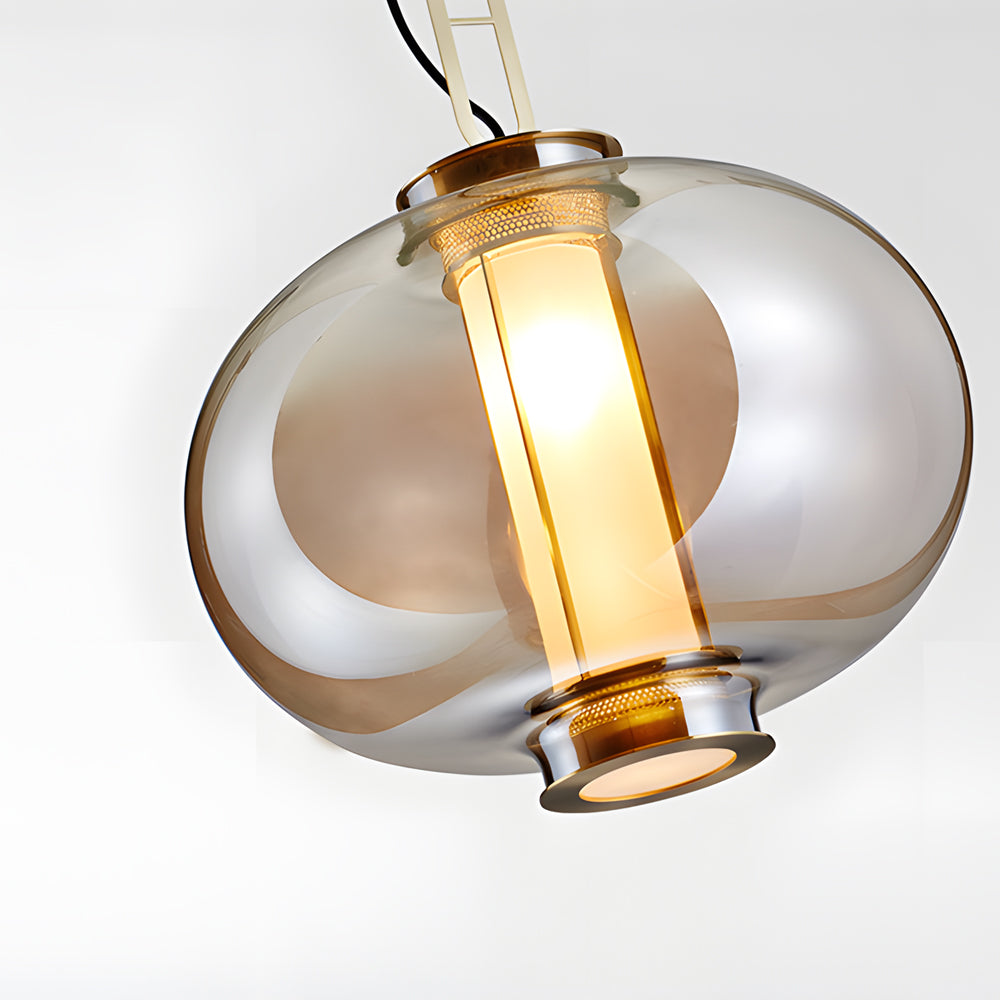 Amber Glazen Hanglamp