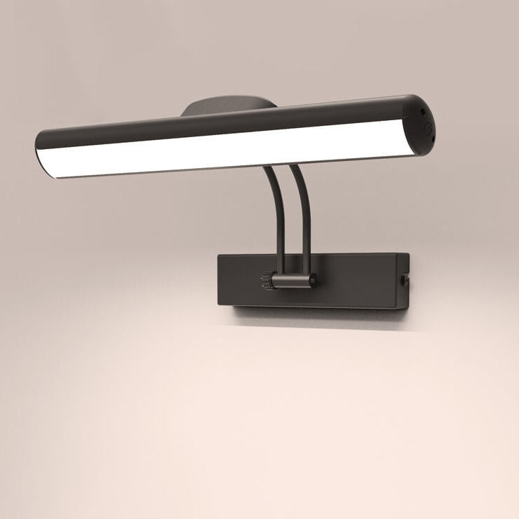 Minimalistische verstelbare LED-wandlamp in balkvorm voor badkamer