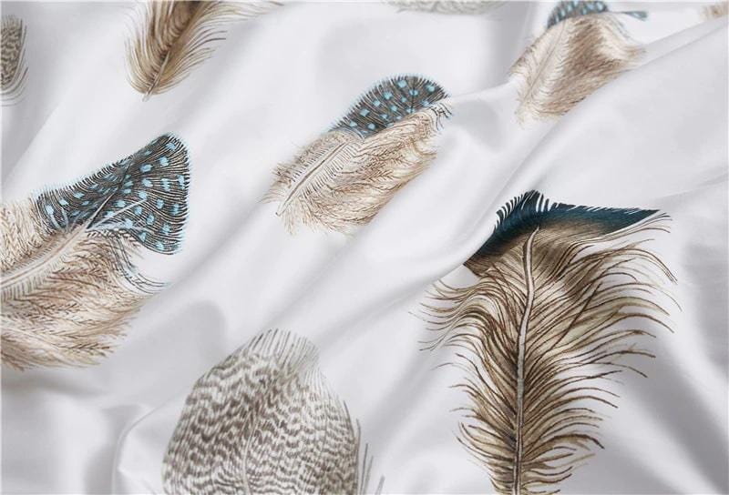 Feathers Duvet Cover Set - Egyptisch Katoen