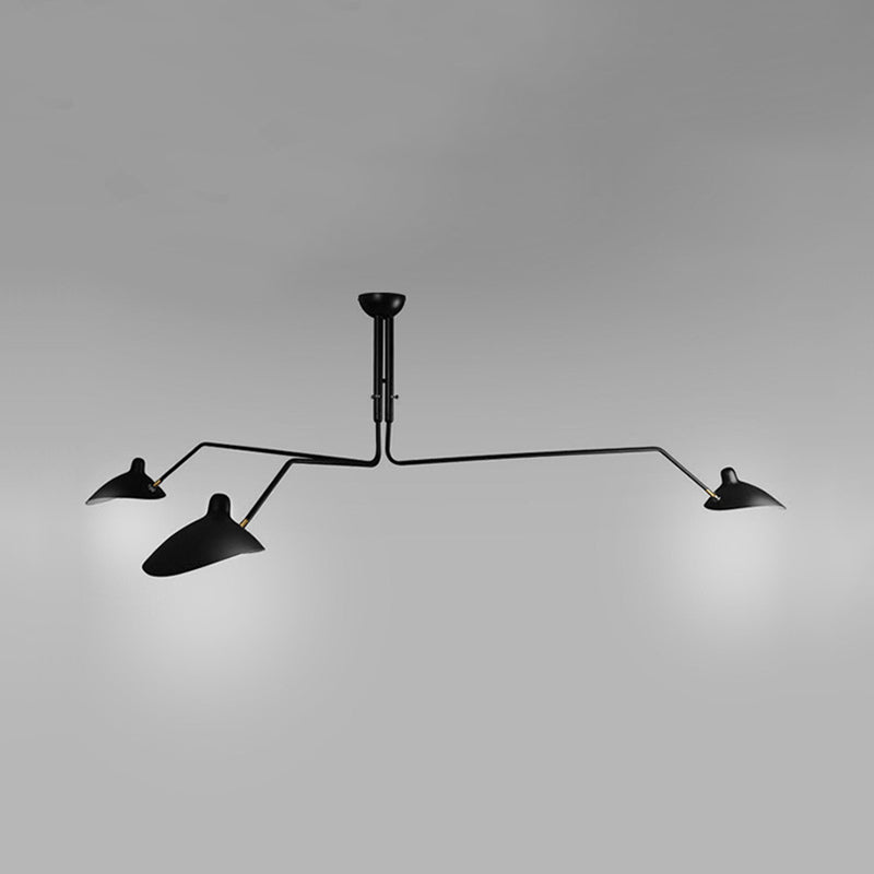 Moderne Zwarte Hanglamp met Eendensnavel - 2/3/5 Lichten