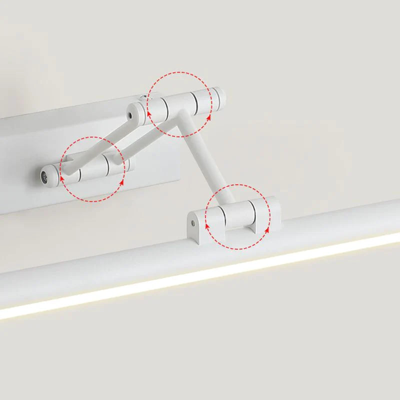 Edge Minimalistische LED Wandlamp Zwart/Wit Binnen Badkamer Metaal