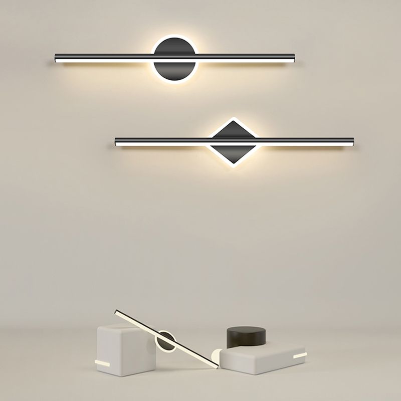 Nova - Moderne LED Wandlamp Zwart/Goud