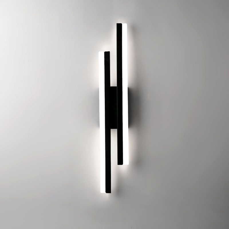 Alana Modern LED Wandlamp - Zwart/Goud, Woon/Slaapkamer, Acryl & Metaal