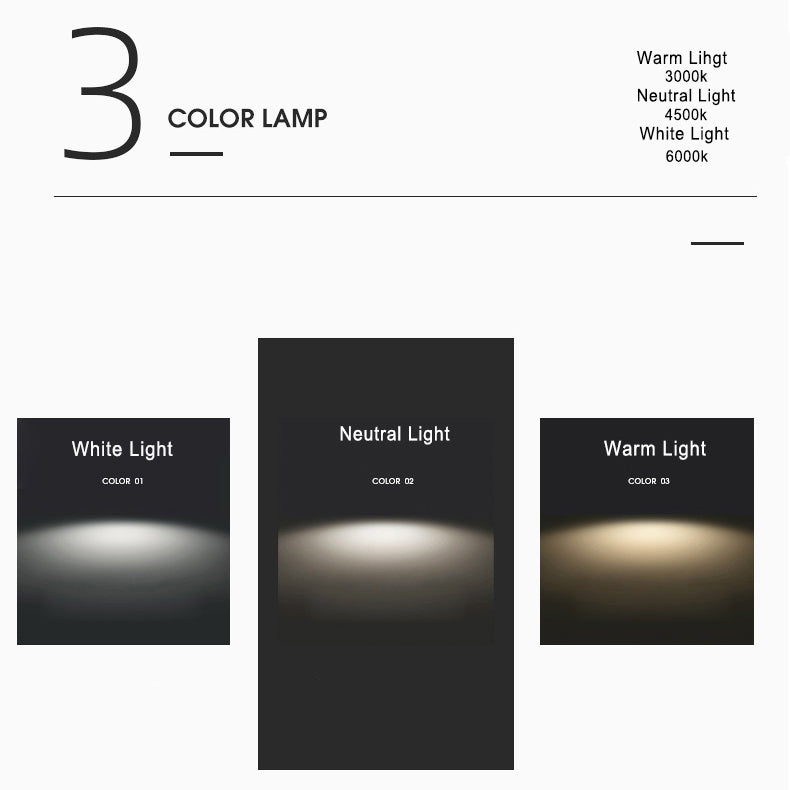 Minimalistische vierkante LED-wandlamp met ijzeren en siliconen frame