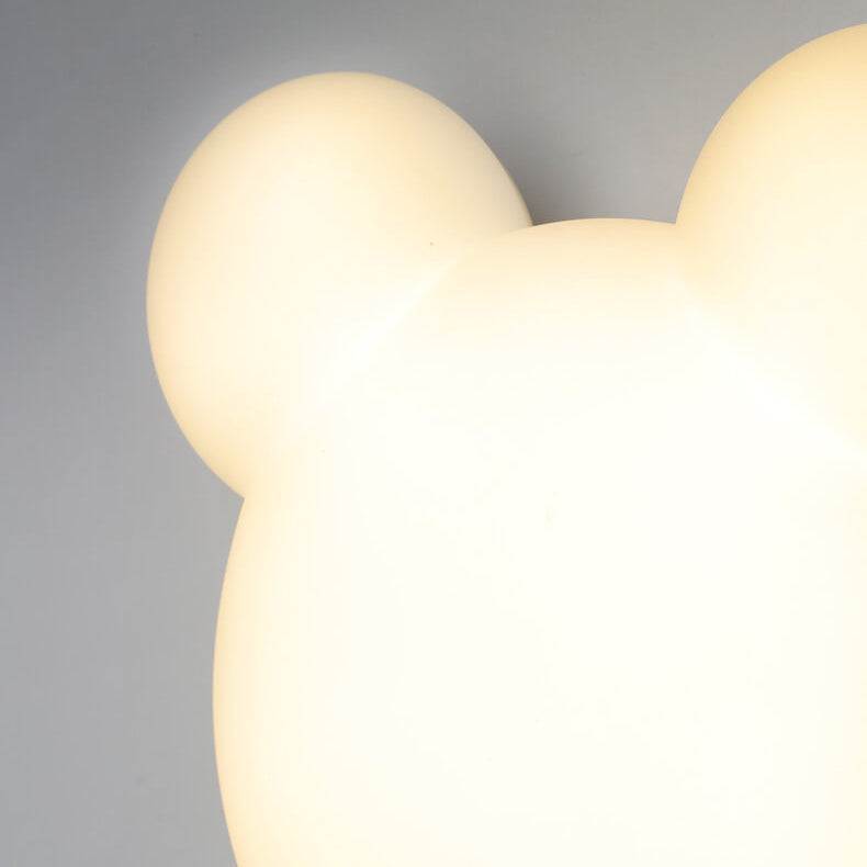 Cartoon minimalistische berenvormige LED-wandlamp