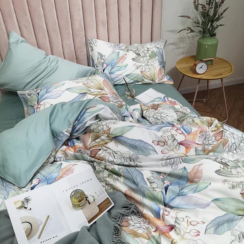 Blossom Duvet Cover Set - Egyptisch Katoen