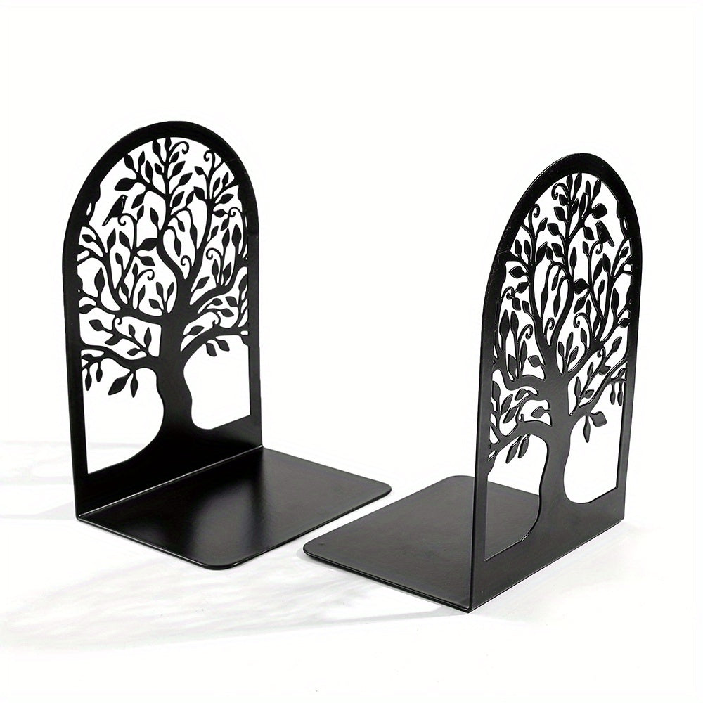 Tree Of Life Metalen Boekensteun - Zware Boekensteun voor Planken, Modern Decoratief Ontwerp