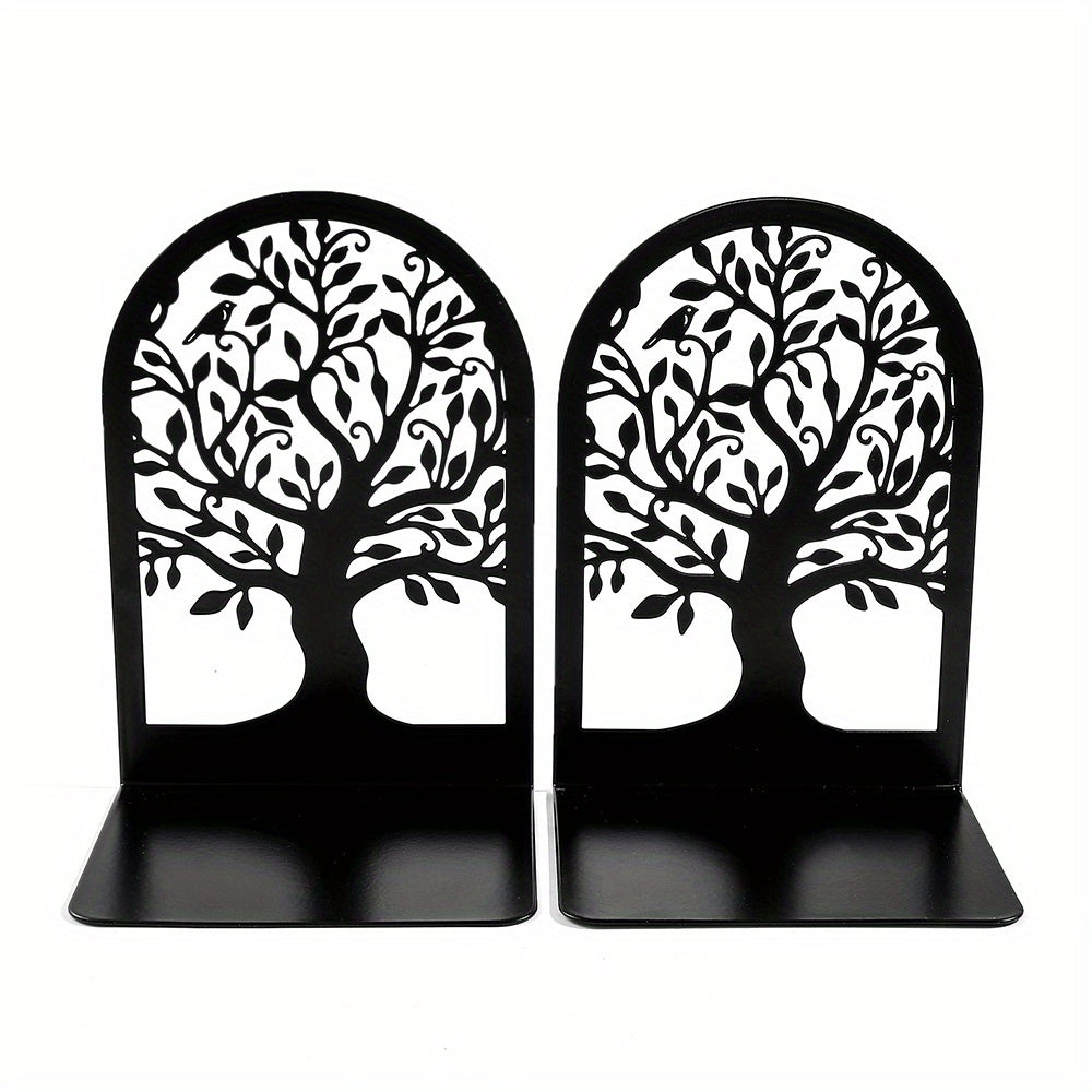 Tree Of Life Metalen Boekensteun - Zware Boekensteun voor Planken, Modern Decoratief Ontwerp