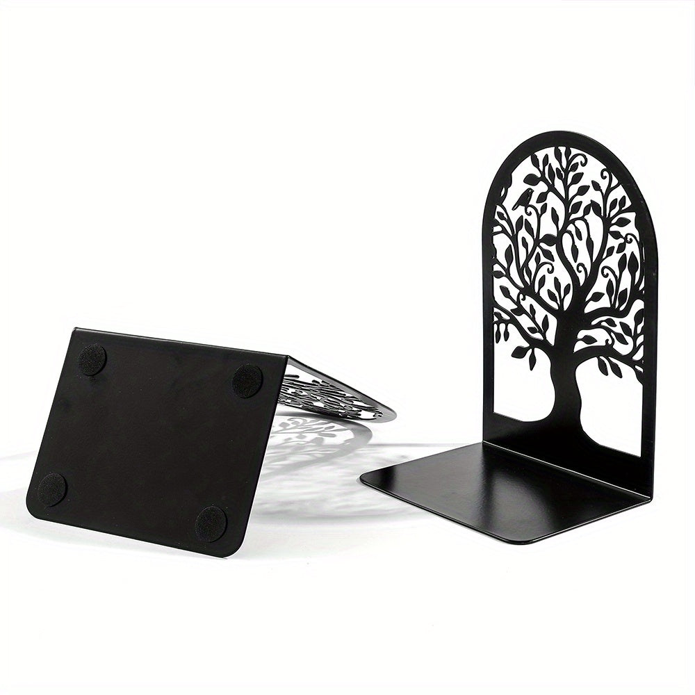 Tree Of Life Metalen Boekensteun - Zware Boekensteun voor Planken, Modern Decoratief Ontwerp