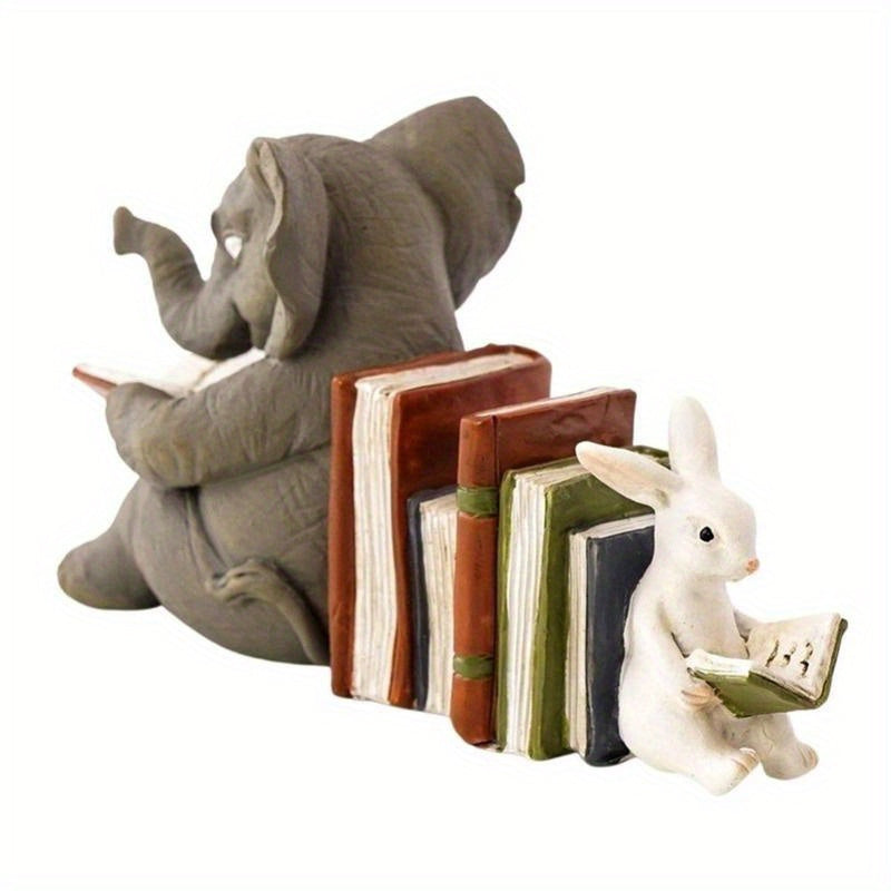 ElephantRabbit - Hars Boekensteunen Dierenbeelden voor Binnen en Buiten