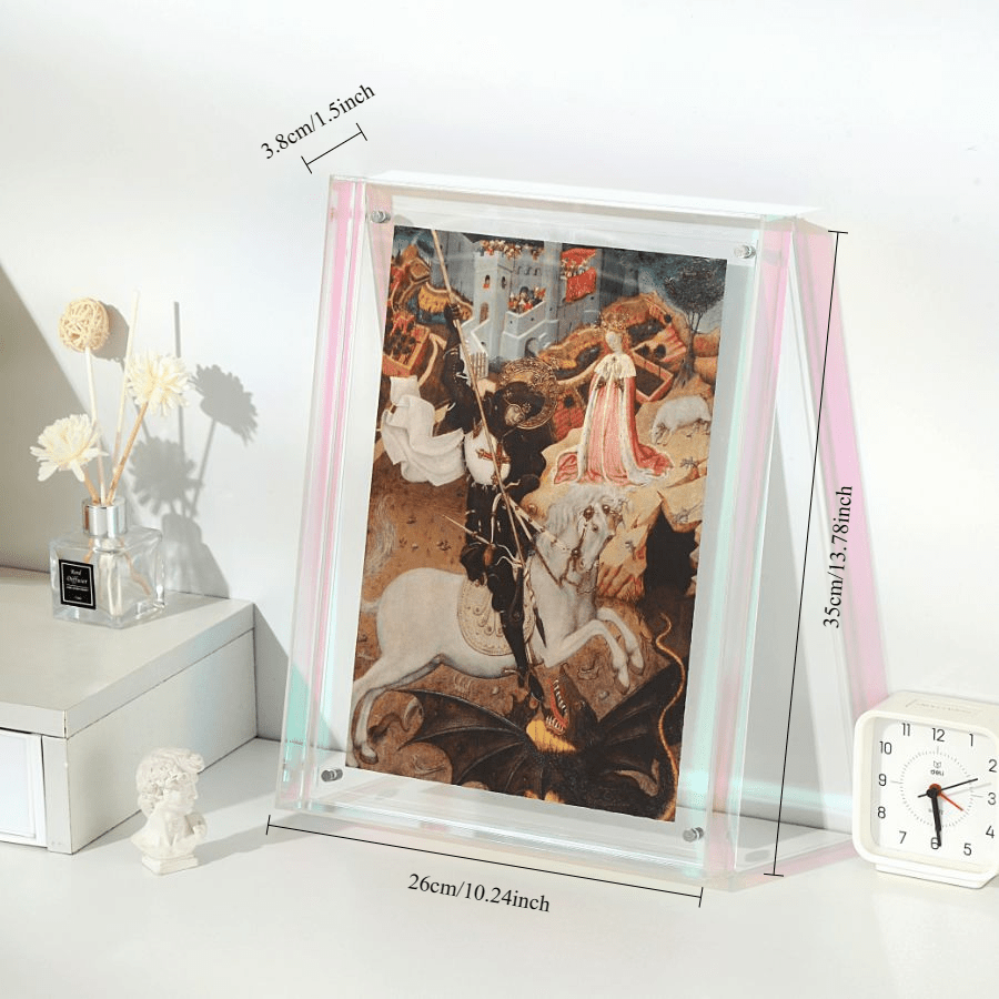 Elegante Acryl Wandfotolijst - Transparant Minimalistisch Design voor Posters en Kunstwerken, Inclusief Frame voor Direct Ophangen