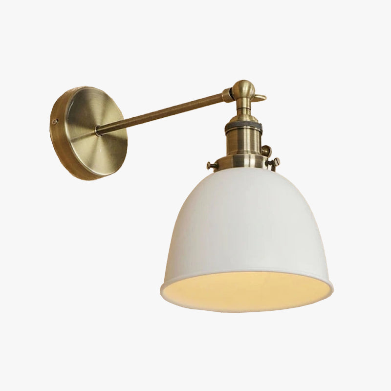 Liam Vintage LED Wandlamp Binnen Zwart Slaapkamer Metaal