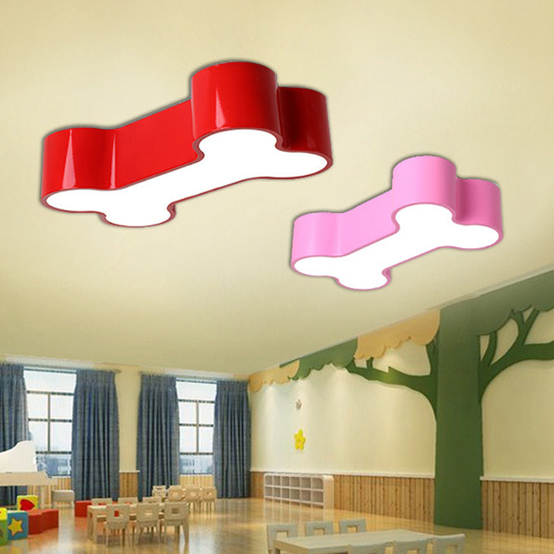 PawLight – Cartoon Hondenbot LED Plafondlamp in Metaal voor Kinderen