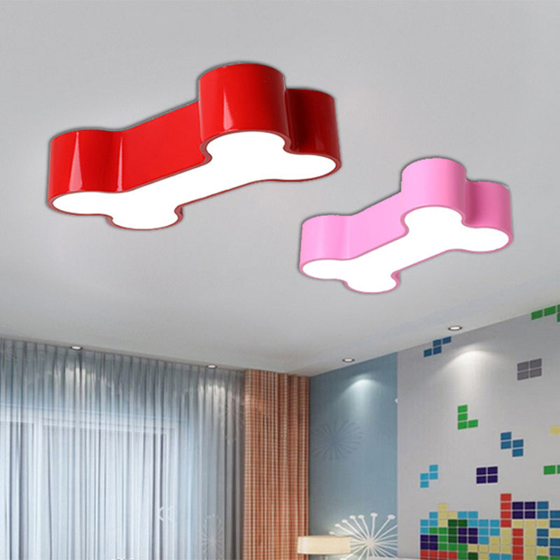 PawLight – Cartoon Hondenbot LED Plafondlamp in Metaal voor Kinderen