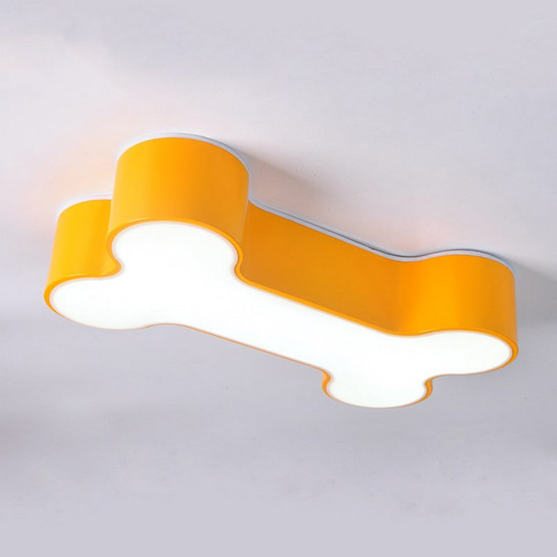 PawLight – Cartoon Hondenbot LED Plafondlamp in Metaal voor Kinderen