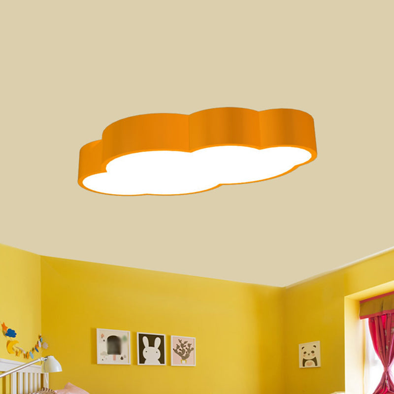 WolkPlafond - Kinderkamer LED Plafondlamp in Rood/Geel/Blauw