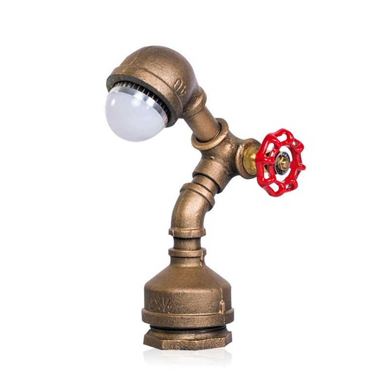 GlowBot - Unieke Steampunk Robotlamp met Messing Constructie