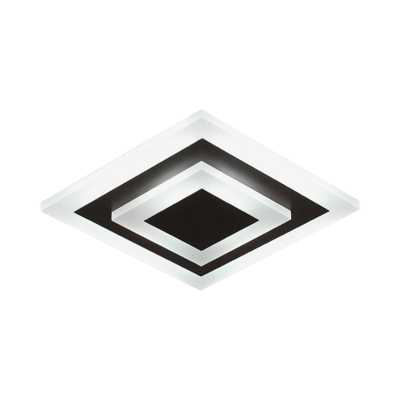 Ronde/Vierkante LED Plafondlamp - Modern Acryl