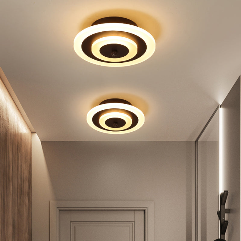 Ronde/Vierkante LED Plafondlamp - Modern Acryl