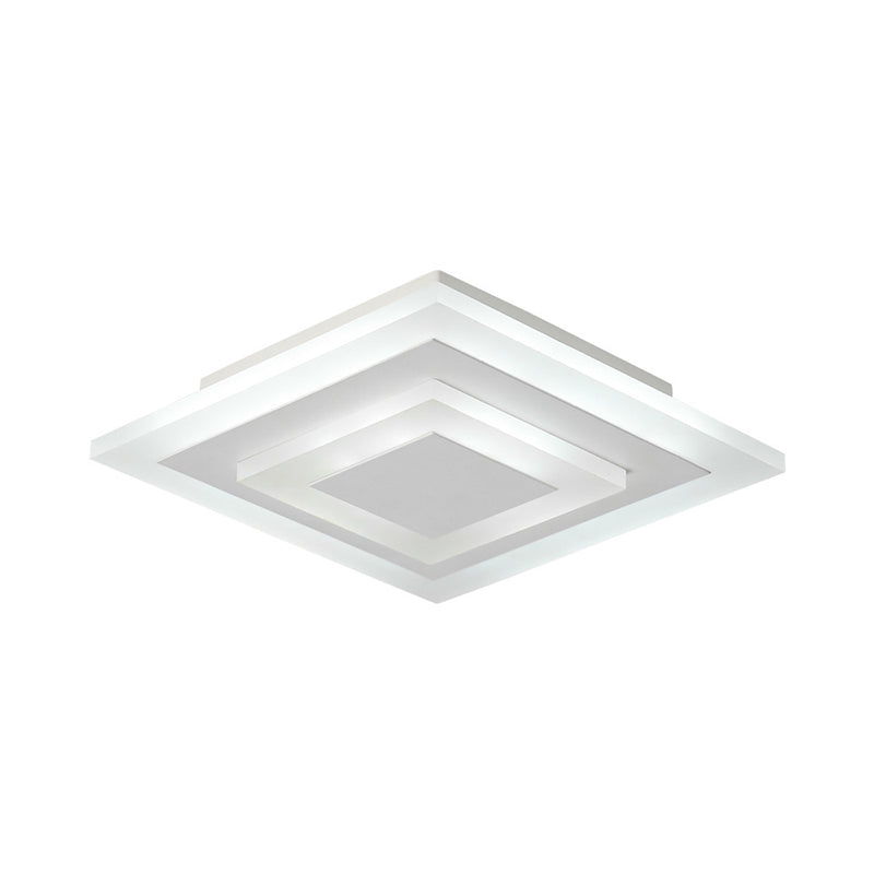 Ronde/Vierkante LED Plafondlamp - Modern Acryl