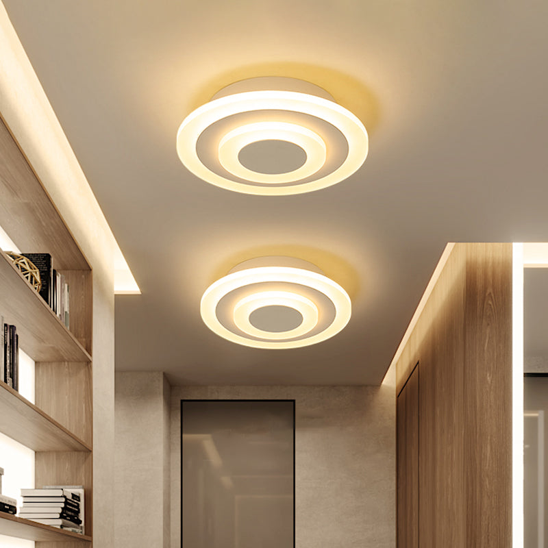 Ronde/Vierkante LED Plafondlamp - Modern Acryl