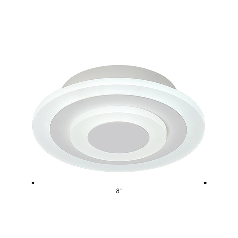 Ronde/Vierkante LED Plafondlamp - Modern Acryl