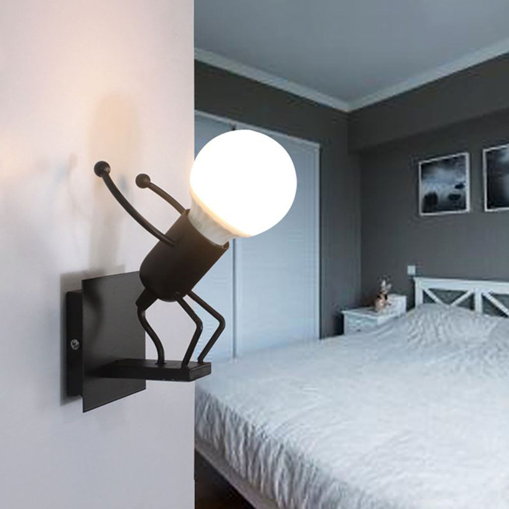 Moderne LED Wandlamp Wit/Zwart voor Badkamer en Woonkamer