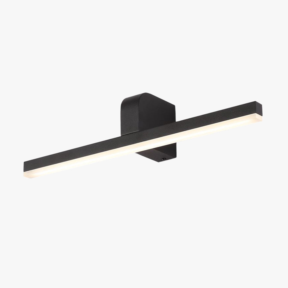 Luna - Moderne Lineaire LED Spiegelwandlamp, Zwart/Wit