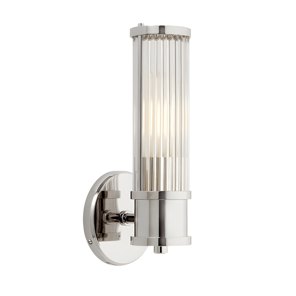 1/2-Lichts Modern Wandlamp met Cilindrische Glazen