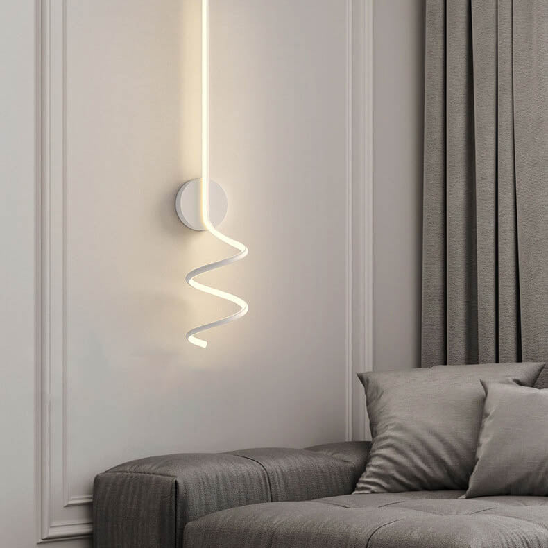 Minimalistische Creative Arcs Lines LED-wandlamp met 1 licht