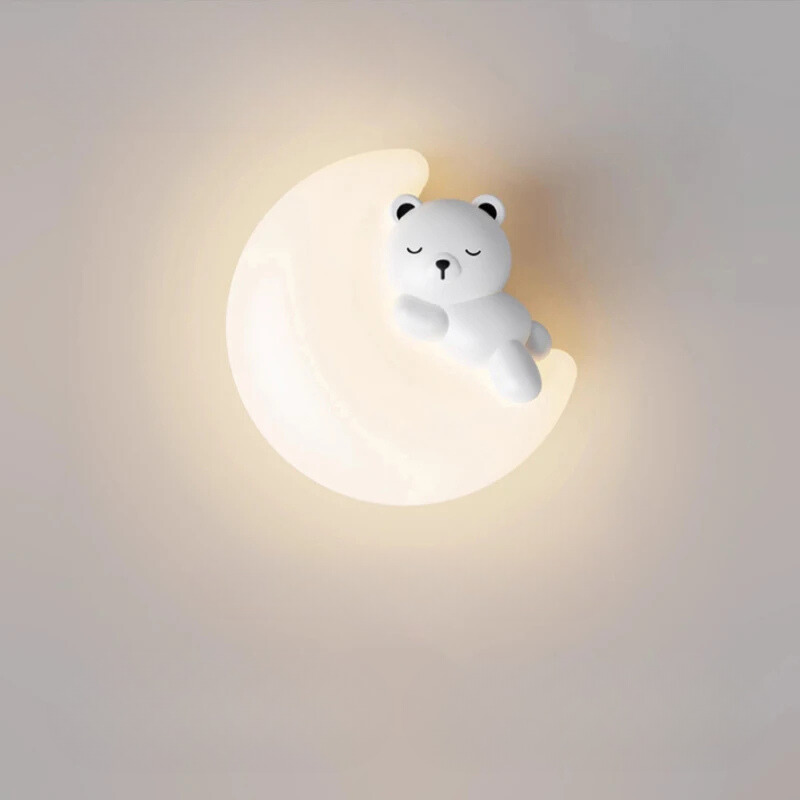 PandaLicht - Schattige Panda LED Wandlamp voor Kinderkamers