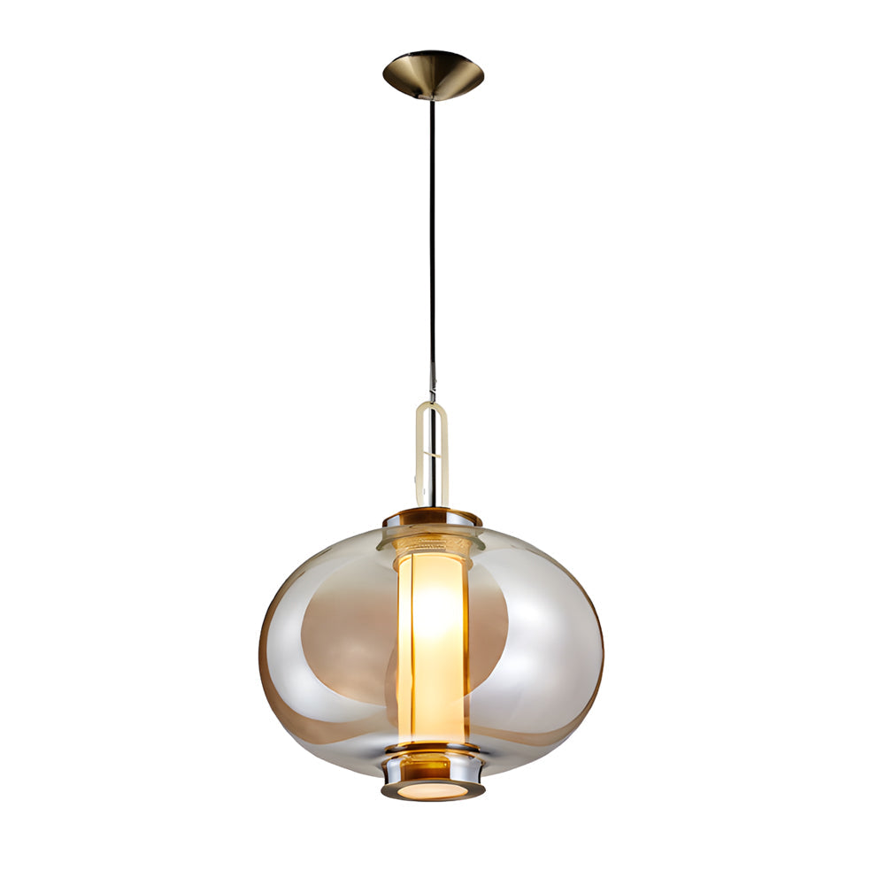 Amber Glazen Hanglamp