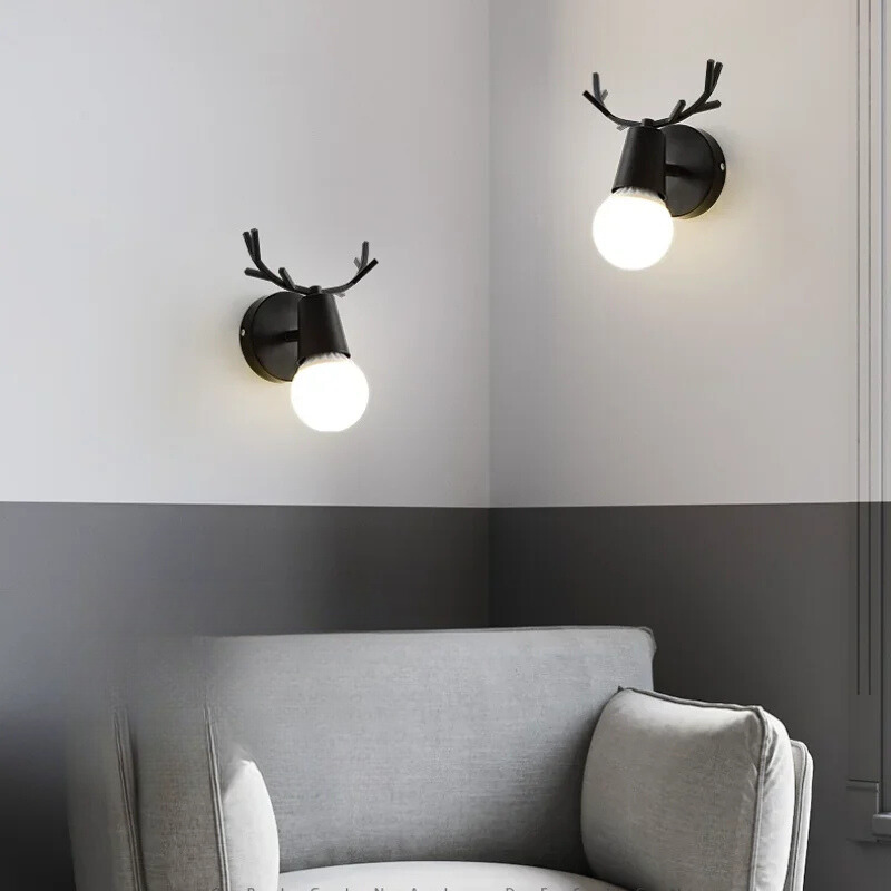 AntlerGlow - Moderne Verstelbare Kinderkamer Wandlamp