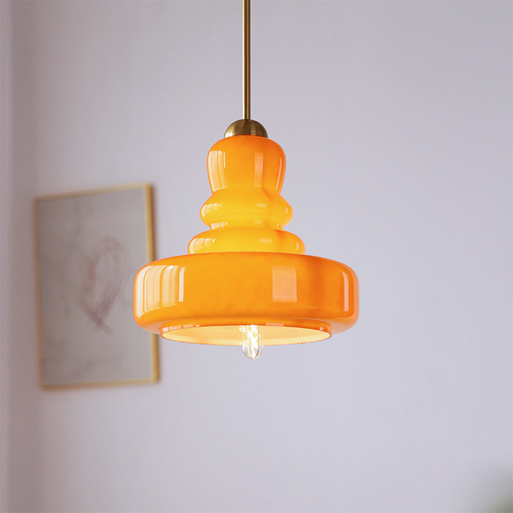 Kleurvolle Bauhaus Kalebas Hanglamp